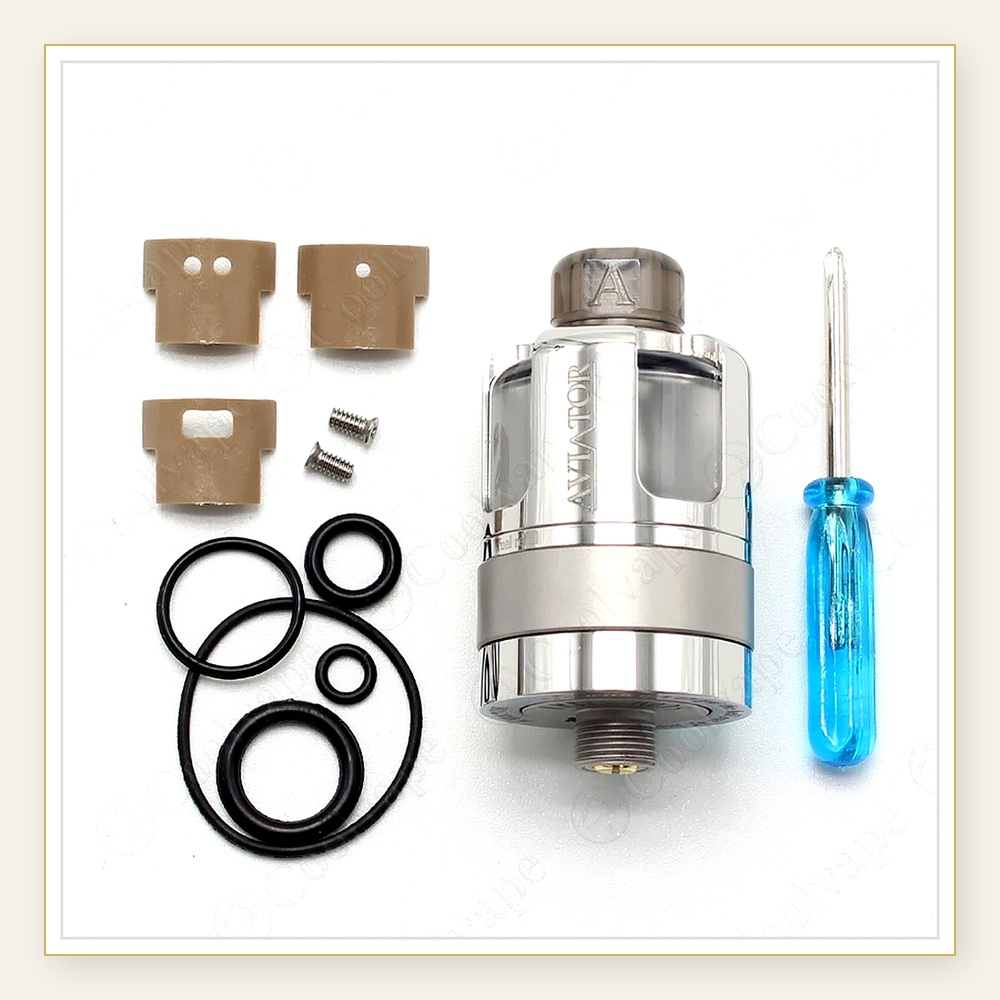 Wolfcoolvape Aviator 22mm RTAア - Vaping Air のレビューと価格