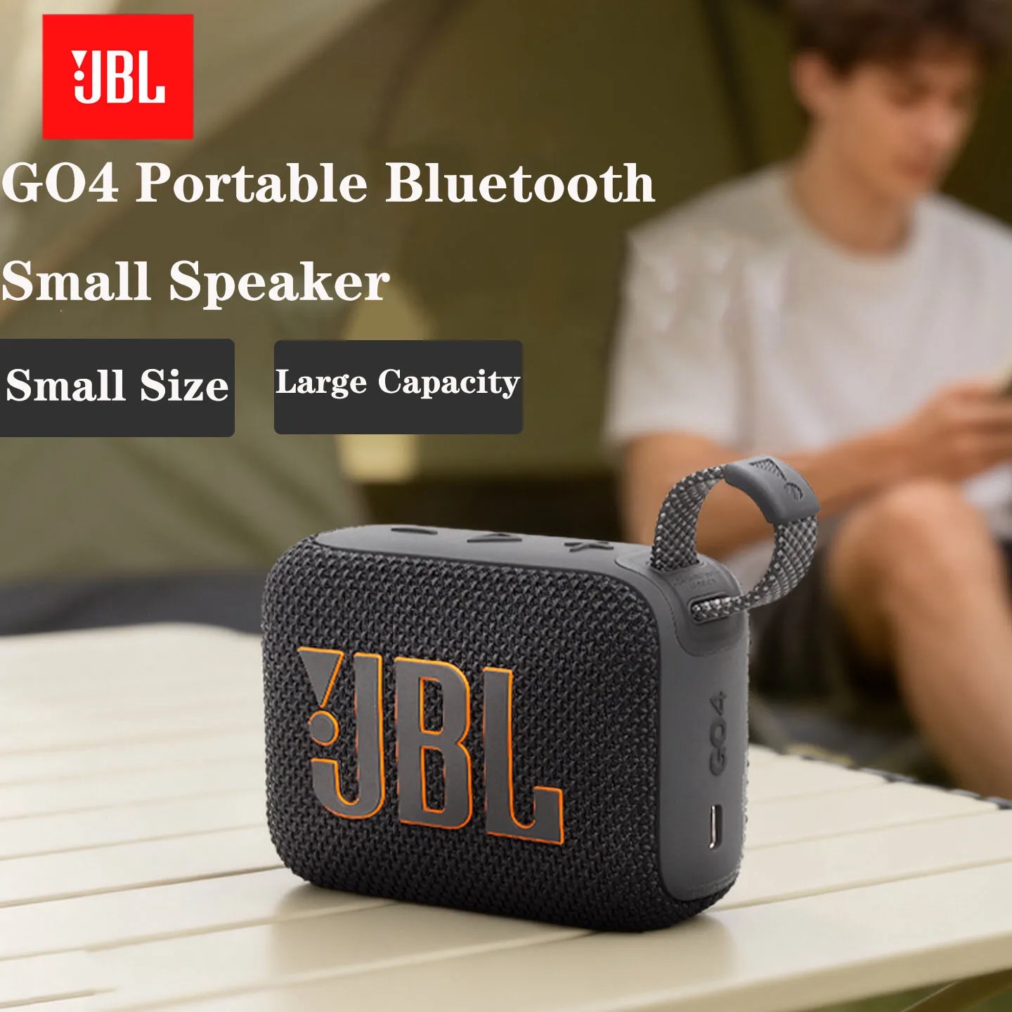 JBL GO4 コンパクトBluetoothスピーカー。マル - Jbl Speaker Go 4 のレビューと価格